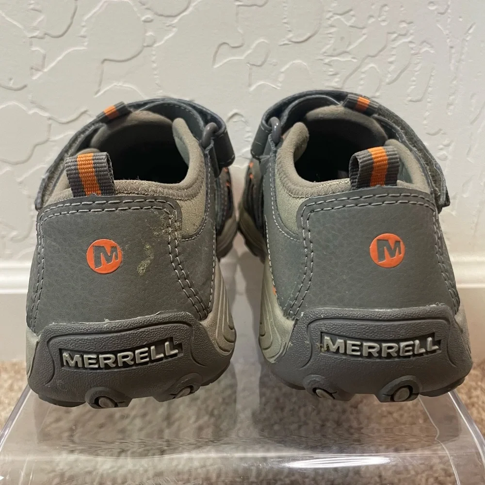 Merrell Kids Hydro H2O Hiker Outdoor Sport Sandal Size 3 Big Kid Gunsmoke/Orange